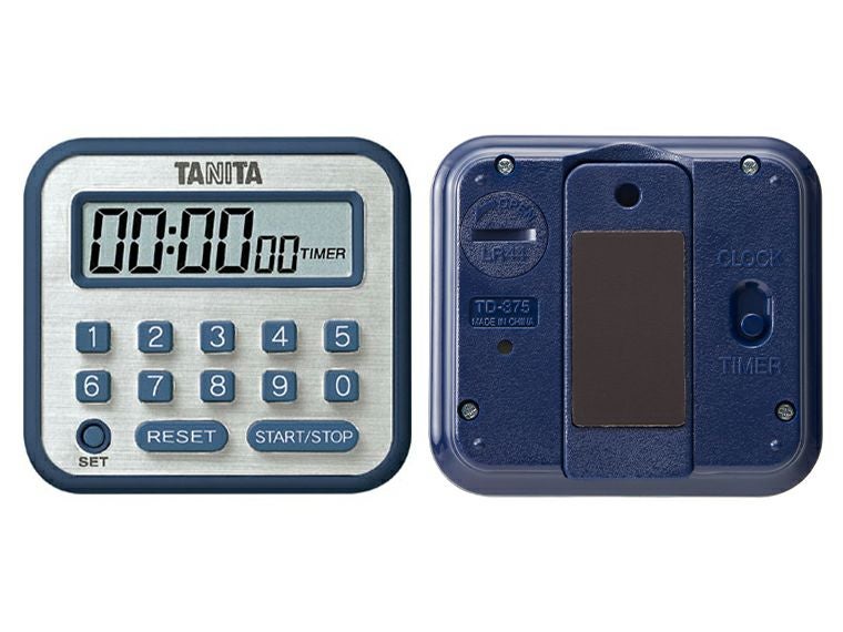 タニタ　長時間タイマー　TD-375ブルー