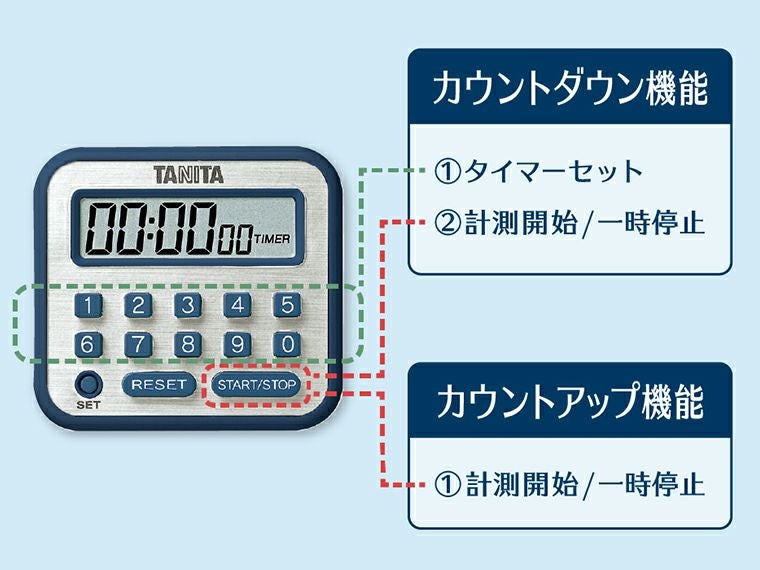 タニタ　長時間タイマー　TD-375使用方法