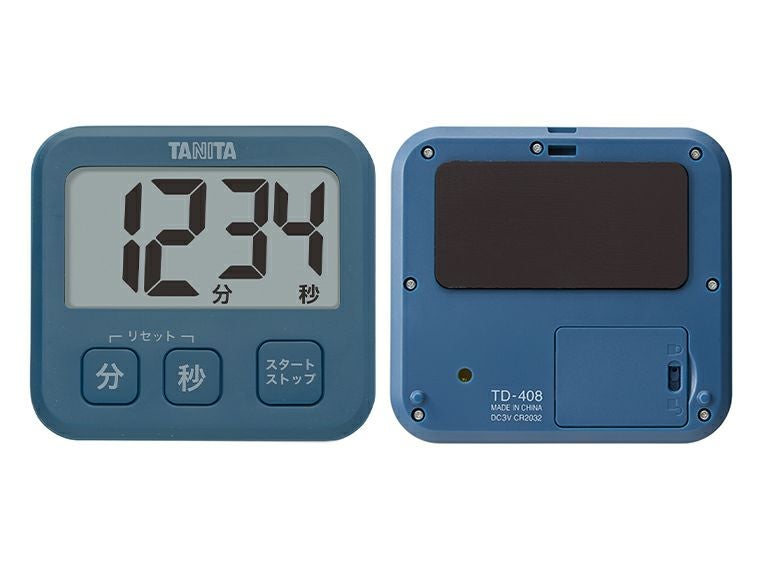 タニタ　薄型タイマー　TD-408ブルー