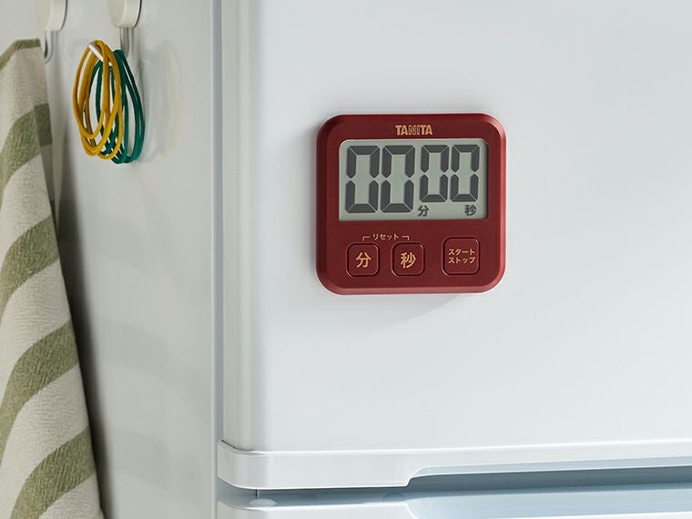 タニタ　薄型タイマー　TD-408使用イメージ