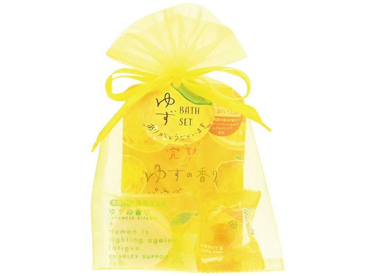 フルーツメドレーバスギフトセット（ゆず＆シトラス）パッケージ姿