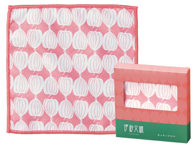 伊砂文様 キッチンクロス 葛