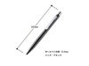 クールメタルボールペン（再生ステンレス）のサイズ