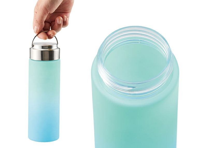 グラデーションハンドルクリアボトル500mlの使用イメージ