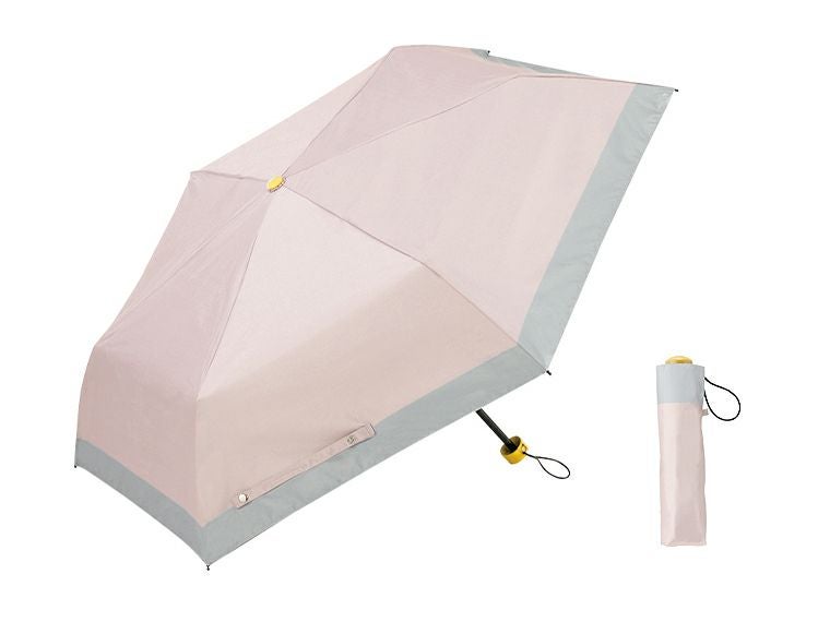 アプレラ　晴雨兼用折傘の本体色ピンク系画像