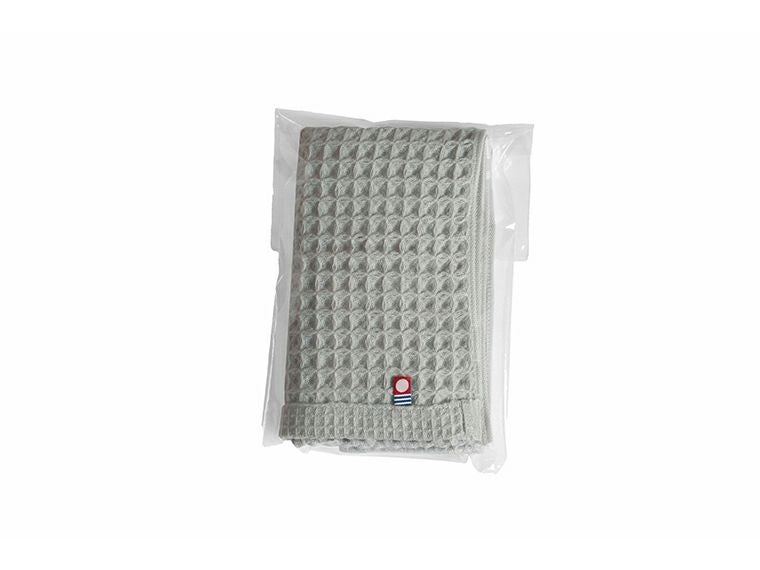 今治ワッフルソフト　フェイスタオルの本体カラーグレー系画像