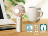 オーロラ充電式ハンディファン（ストラップ付き）