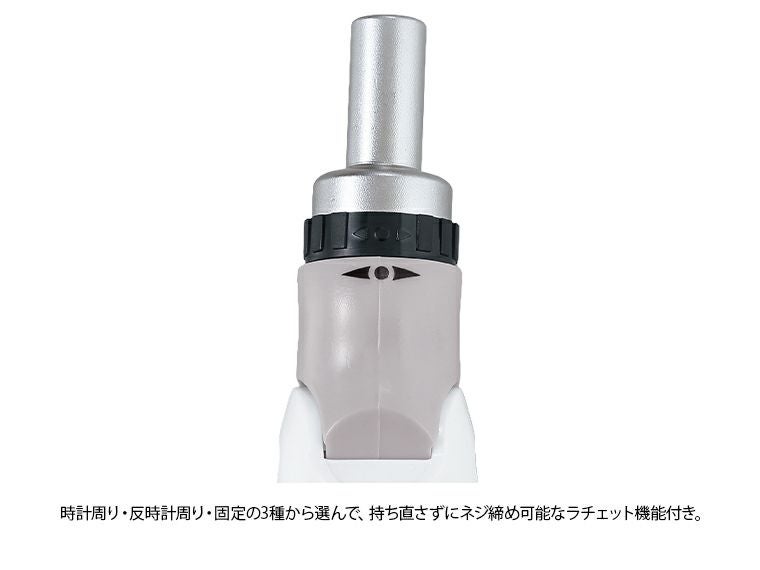 12in1ドライバーにはラチェット機能付きです