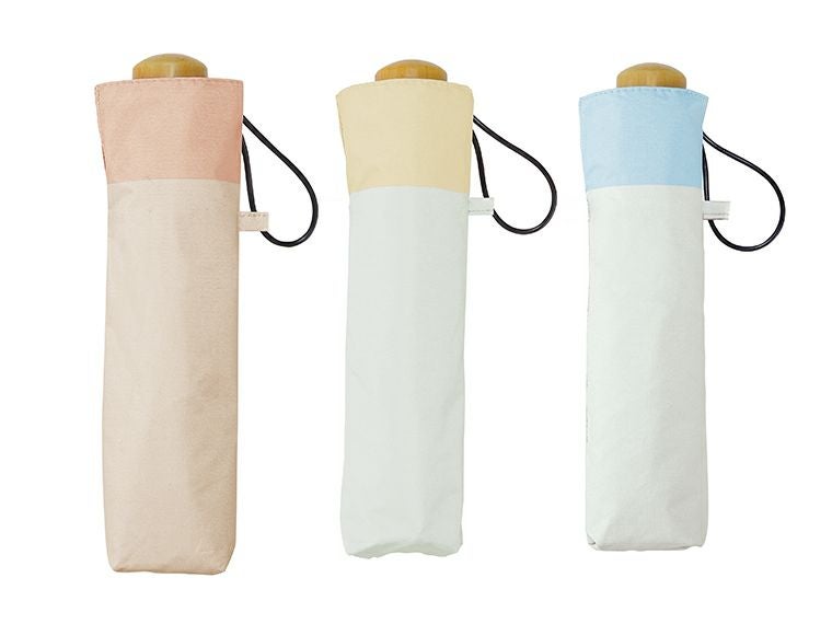 リュセット 晴雨兼用折りたたみ傘は3色をアソートでお届けいたします