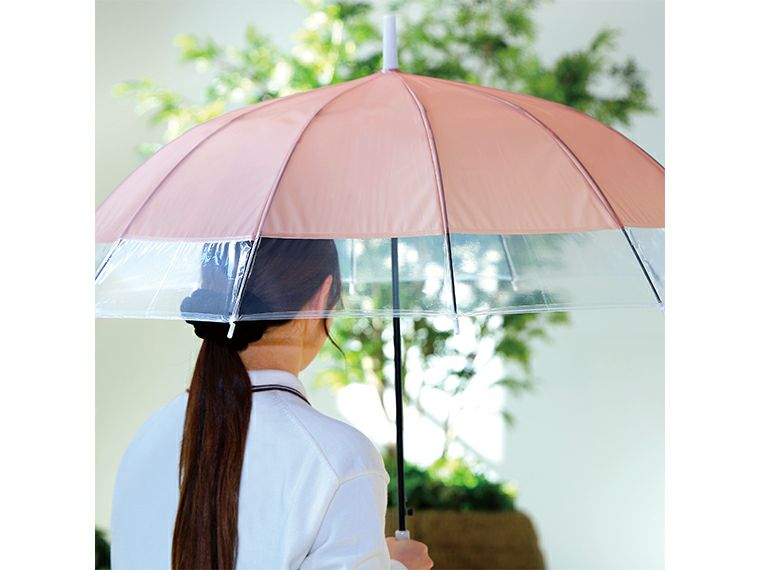 ジェムブレラ12本骨ジャンプ傘の使用イメージ