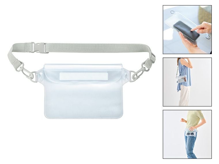 フロストクリア・２WAY防滴ショルダーバッグ