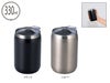 スライド式蓋付き真空二重構造ステンレスタンブラー