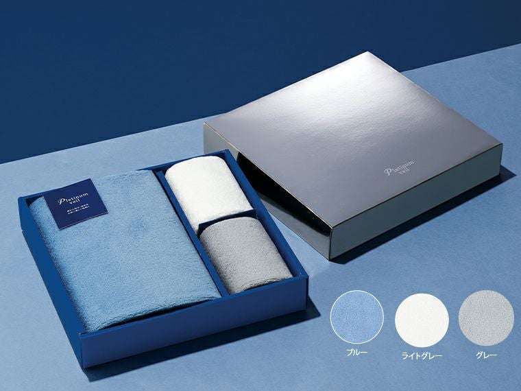 プラチナヴェール・フェイスタオル＋ミニタオル２Pセット