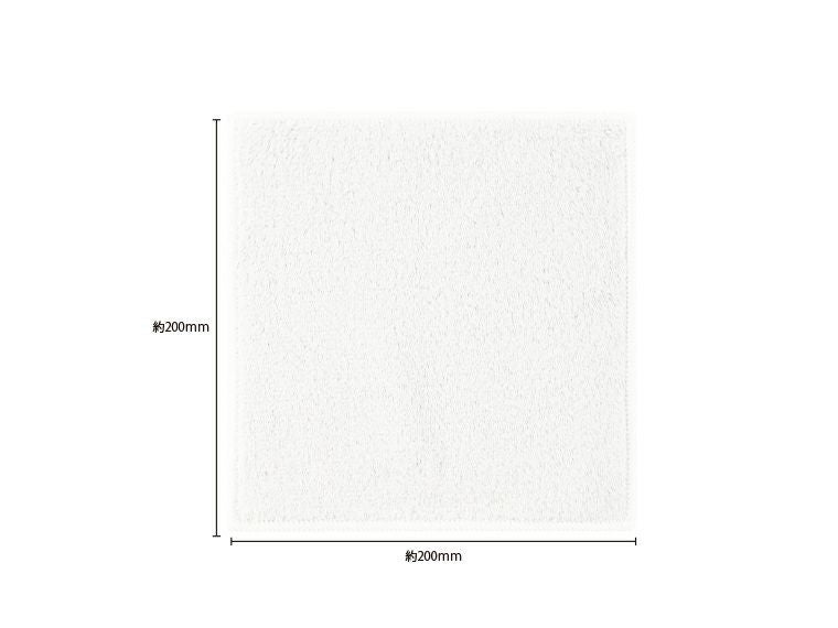 プラチナヴェール・フェイスタオル＋ミニタオル２Pセットのハンドタオルライトグレー