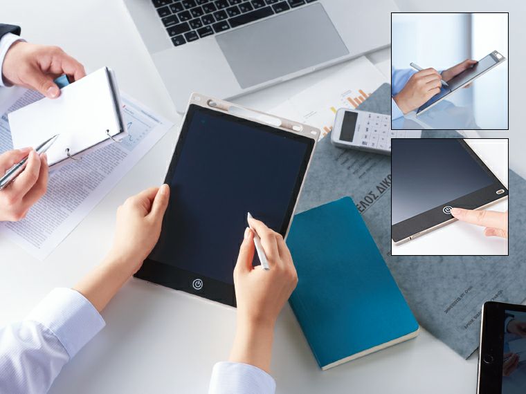 ペタっと貼れる！電子メモパッド　ラージ