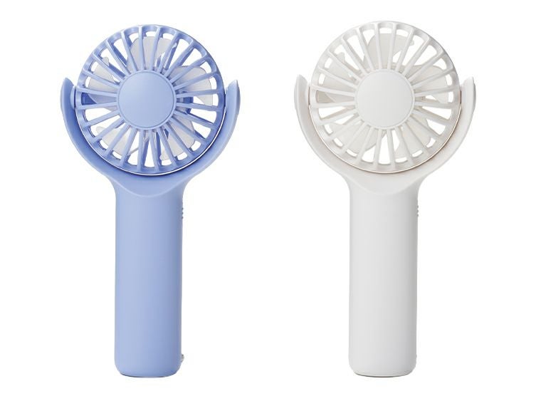 ポータブル　クルットファンはブルーとホワイトの2色をアソートでお届け！
