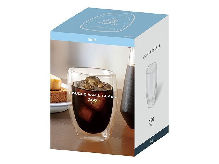 DW-06 ダブルウォールグラス 360mlの化粧箱入り画像