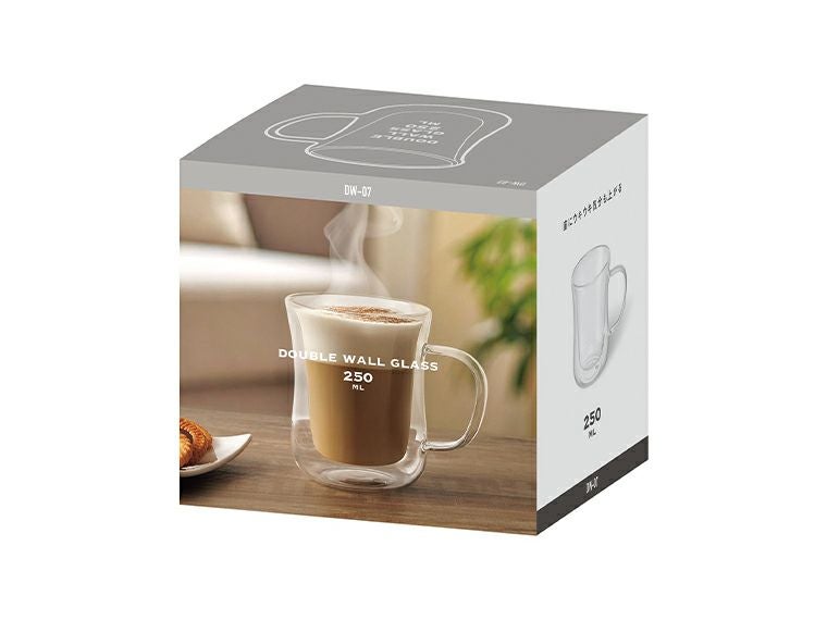 DW-07 ダブルウォールグラス 250mlの化粧箱入り画像