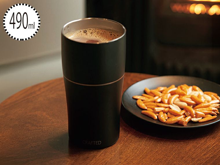 AZ-01 会津塗り会津蒔絵 真空二重ステンレスタンブラー 490ml CRAFTED