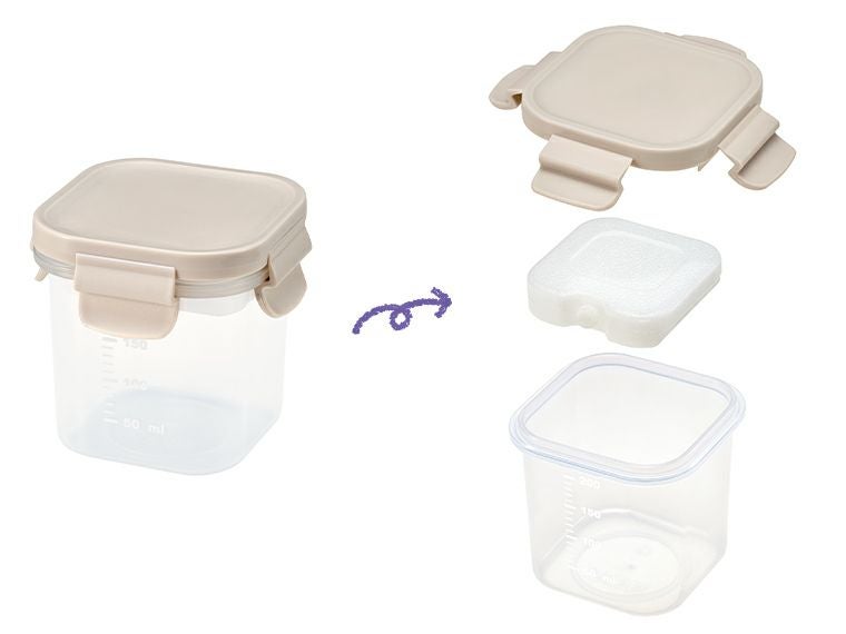 保冷剤付フードコンテナーの蓋裏には保冷剤がセットできます。