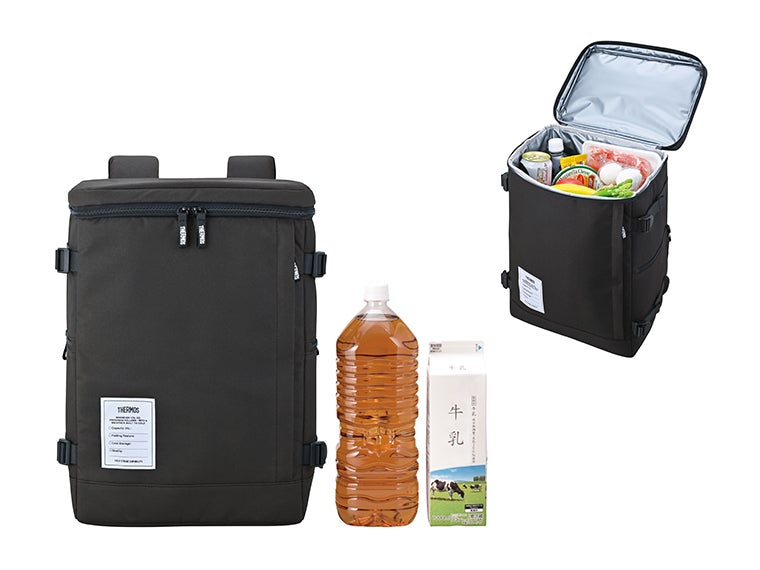 サーモス(THERMOS)RFP-025保冷バックパックの口元は上部にあり大きく開き出し入れしやすいです。