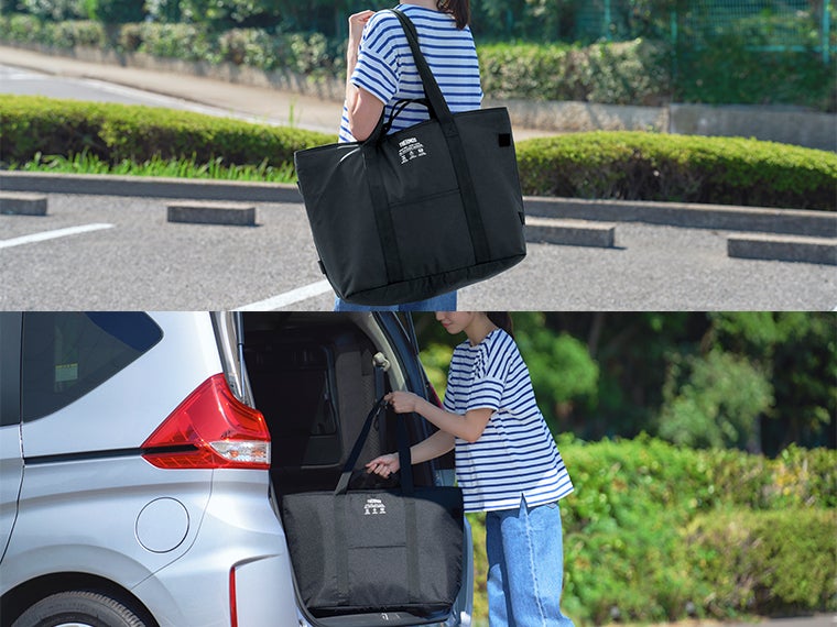 サーモス(THERMOS)RFQ-036保冷ビッグトートバッグの使用イメージ