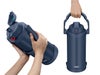 モス(THERMOS)FJQ-3001真空断熱スポーツジャグ 3Lは直飲み仕様の大容量サイズだけど太いハンドルでしっかりと持ってゴクゴク飲むことができます。