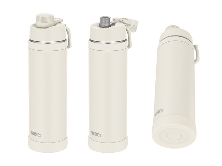 サーモス(THERMOS)FJU-1501真空断熱スポーツボトル 1.5Lはキャリーループ付きで持ち歩きしやすく底にはカバーが付いているので直置きしても傷付きにくいです。