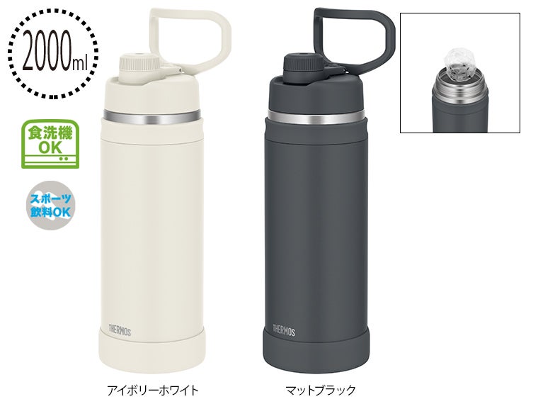 サーモス(THERMOS)FJU-2001真空断熱スポーツボトル 2L