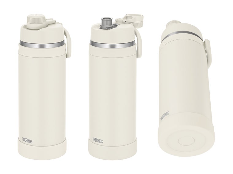 サーモス(THERMOS)FJU-2001真空断熱スポーツボトル 2Lはキャリーループ付きで持ち歩きしやすく、底カバーも付いているので衝撃から守ります。