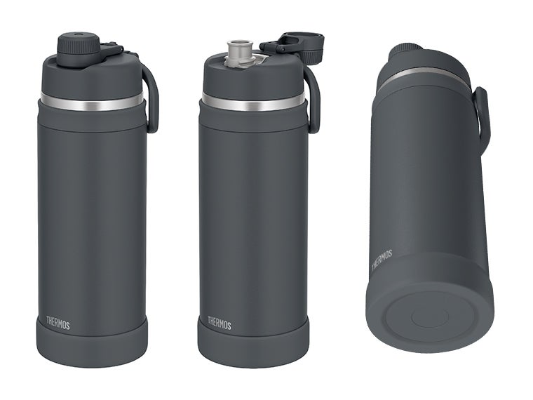 サーモス(THERMOS)FJU-2001真空断熱スポーツボトル 2Lはキャリーループ付きで持ち歩きしやすく、底カバーも付いているので衝撃から守ります。