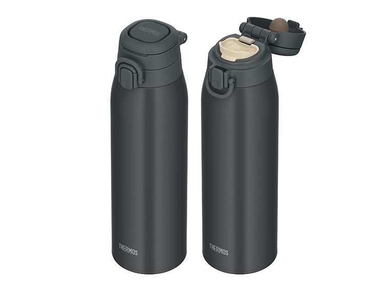 サーモス(THERMOS)JOS-1001真空断熱ケータイマグ 1Lの本体カラーチャコールの画像