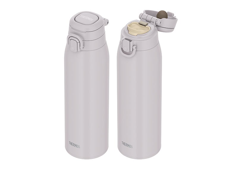 サーモス(THERMOS)JOS-1001真空断熱ケータイマグ 1Lの本体カラーライトグレーの画像