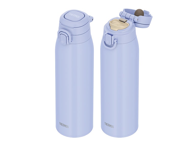 サーモス(THERMOS)JOS-1001真空断熱ケータイマグ 1Lの本体カラーブルーラベンダーの画像