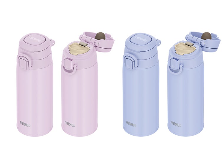 サーモス(THERMOS)JOS-551真空断熱ケータイマグ 0.55Lの本体カラーライトピンク~ブルーラベンダーの画像