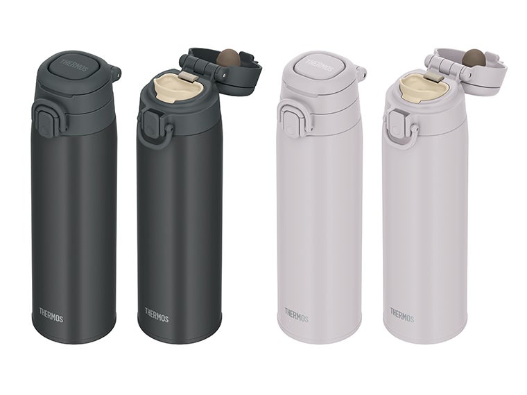 サーモス(THERMOS)JOS-751真空断熱ケータイマグ 0.75Lの本体カラーライトグレー~チャコールの画像