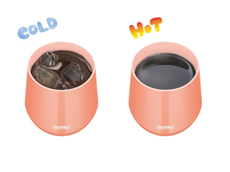 サーモス(THERMOS)JTE-300真空断熱カップ 0.3Lは保冷温効果があるのでコールドドリンクもホットドリンクもOK！