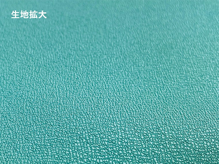 ひんやりスカーフの本体カラーグリーンの生地アップ画像