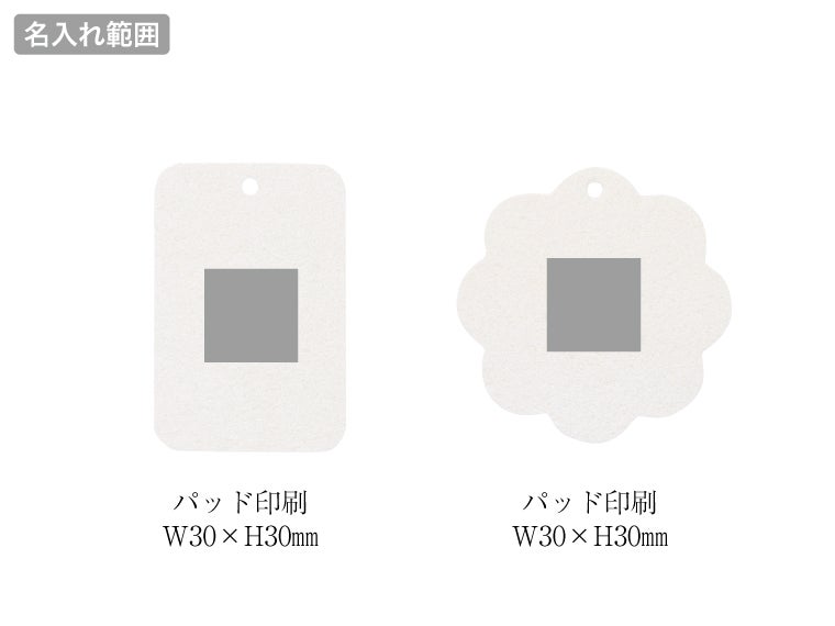 ふくらむマジックスポンジの名入れ範囲