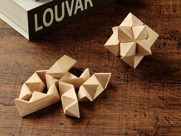 木製立体パズルのダイヤモンドの使用イメージ