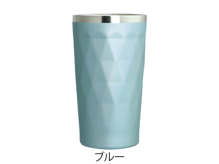 Lus-cube タンブラー400mlの本体カラーブルーの画像