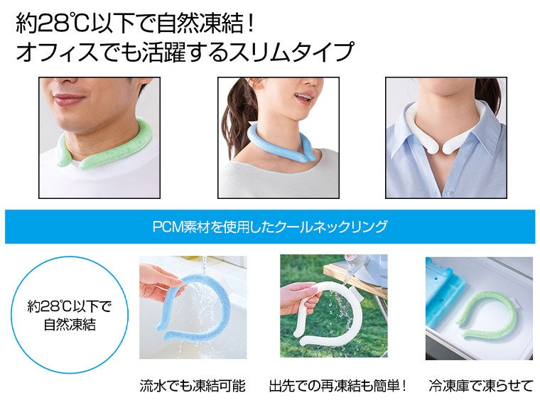 クールネックリングの使用イメージ