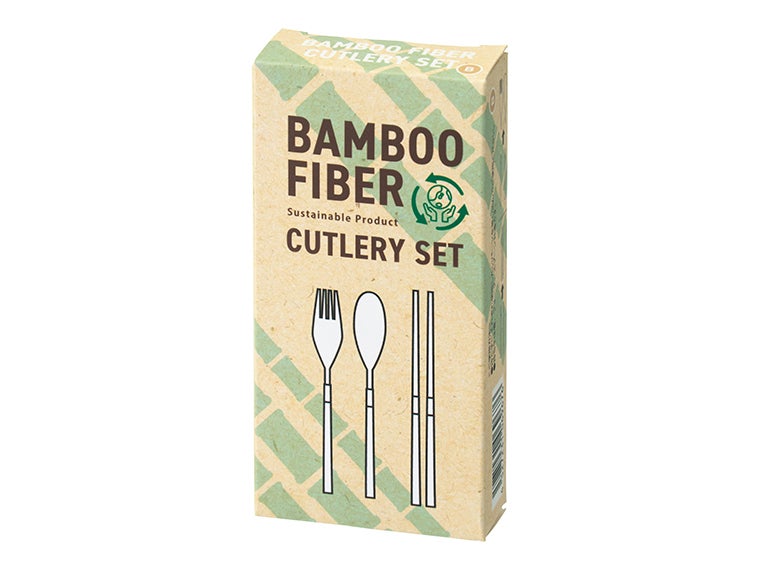 ブーファイバー携帯カトラリーセットの化粧箱画像