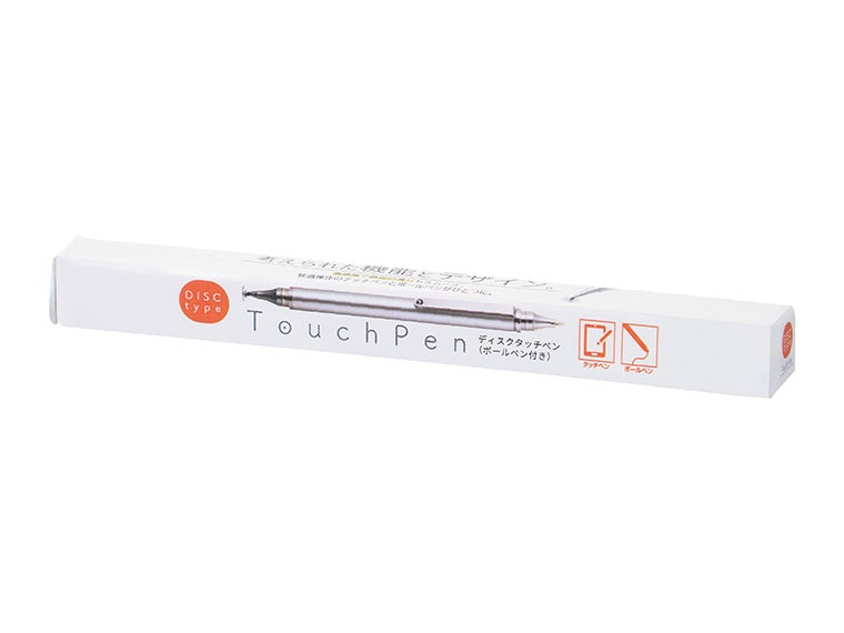 スムース操作のタッチペン（ボールペン付き）の化粧箱画像