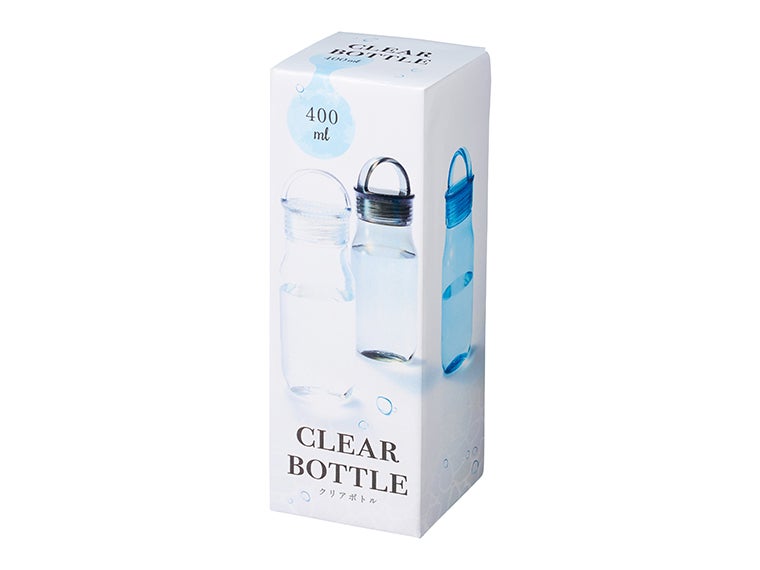 クリアボトル４００ｍｌの化粧箱画像