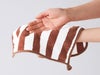 ふんわりストライプ　ウォッシュタオルの使用イメージ