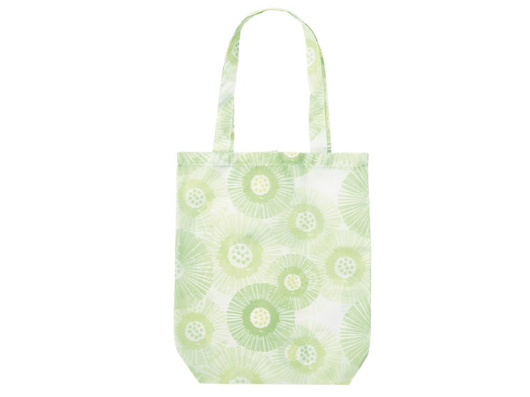 ネオフルール／フラワーエコバッグの本体カラーグリーンの画像