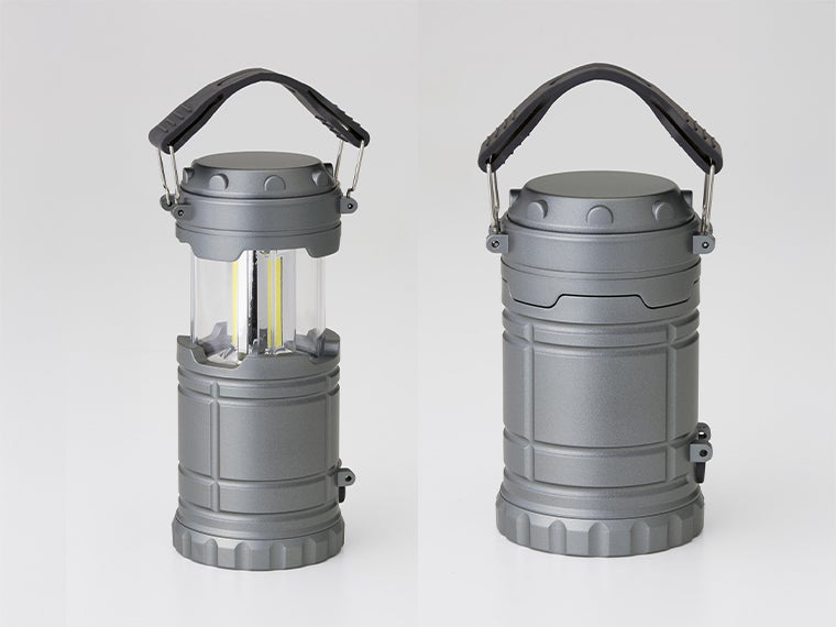 パティ／2wayCOBミニランタンライトは上に引き出してランタンとして使えます。