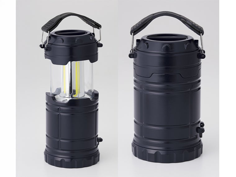 プル／2wayCOBランタンライトは上部を引き出してランタンとしてお使いいただけます。