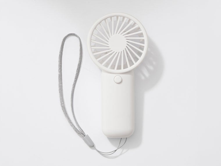 ポック／ハンディファンの本体カラーホワイト系の画像